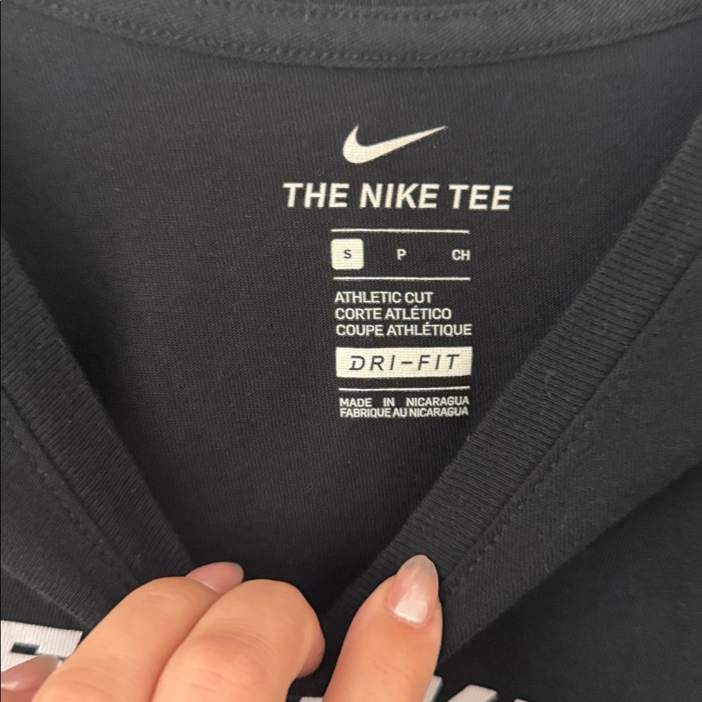 Nike Stockton Kings Dri-FIT Athletic‎ Cut T-Shirt Women's Size Small Black - Picture 4 of 5